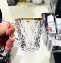 فنجان مشبک لب طلایی بلینک مکس