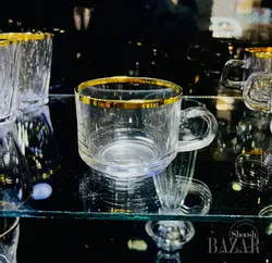 فنجان محک کوتاه لب طلایی بلینک مکس