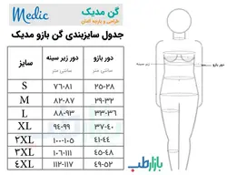 گن بعد از جراحی لیپوماتیک و لیفت بازو مدیک Medic کد 1009 | بازارطب