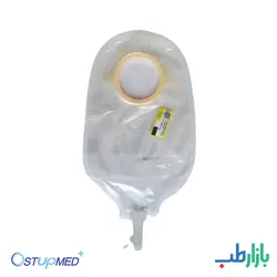 پکیج کیسه یوروستومی دو تکه استاپ مد شیردار+ چسب پایه صاف هیدروکلوئید استاپ مد 260-4002