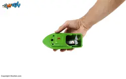 اسباب بازی نوستالژیک قایق نفتی سرمه ای خال خالی بزرگ