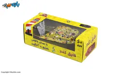 اسباب بازی نوستالژیک قایق نفتی زرد خال خالی بزرگ