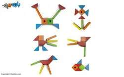 اسباب بازی قطار مونته سوری چوبی سپتا