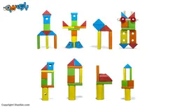 اسباب بازی قطار مونته سوری چوبی سپتا