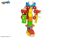 اسباب بازی قطار مونته سوری چوبی سپتا