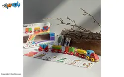 اسباب بازی قطار مونته سوری چوبی سپتا