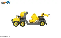 اسباب بازی ماشین تریلر راه سازی با راننده کیوان تویز