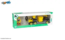 اسباب بازی ماشین تریلر راه سازی با راننده کیوان تویز