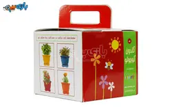 اسباب بازی آموزشی بسته گلدون کوچولو گیاه جوان