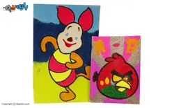 اسباب بازی هنر ماسه 18 رنگ