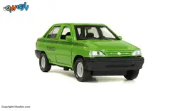 اسباب بازی پراید تاکسی سبز فلزی طاها