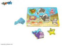 پازل چوبی آبزیان علی کوچولو