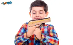 اسباب بازی تفنگ چوبی چوبین