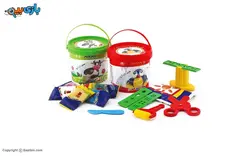 خمیر سطلی 6 رنگ پلمپ دار آریا