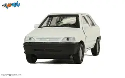 اسباب بازی پراید سفید فلزی طاها