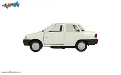 اسباب بازی پراید سفید فلزی طاها