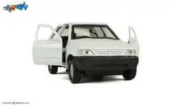 اسباب بازی پراید سفید فلزی طاها