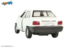 اسباب بازی پراید سفید فلزی طاها