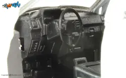 اسباب بازی پراید سفید فلزی طاها