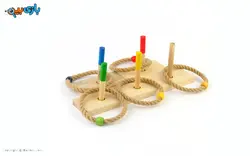 اسباب بازی پرتاب حلقه چوبین
