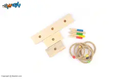 اسباب بازی پرتاب حلقه چوبین