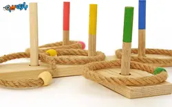 اسباب بازی پرتاب حلقه چوبین