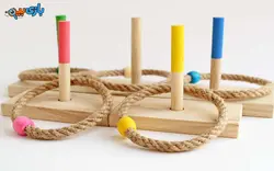 اسباب بازی پرتاب حلقه چوبین