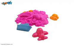 کاردستی شن جادویی تک رنگ وسایل نقلیه بزرگ شن جادویی