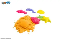 کاردستی شن جادویی تک رنگ ( دریایی ) شن جادویی