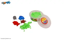 کاردستی شن جادویی تک رنگ ( دریایی ) شن جادویی