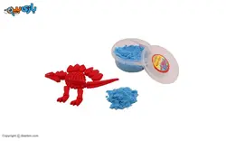 کاردستی شن جادویی تک رنگ ( دایناسور ) شن جادویی