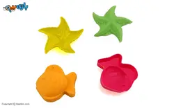 کاردستی شن جادویی سه رنگ دریایی شن جادویی