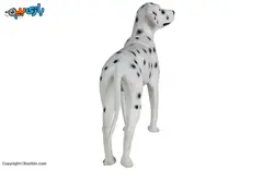 اسباب بازی فیگور حیوانات مدل سگ خالدار چشم آبی مک تویز