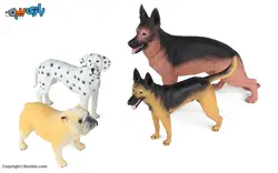 اسباب بازی فیگور حیوانات مدل سگ خالدار چشم آبی مک تویز