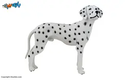 اسباب بازی فیگور حیوانات مدل سگ خالدار چشم آبی مک تویز