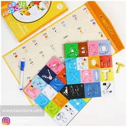خرید کتاب حروف انگلیسی چوبی مگنتی - بازی دونه