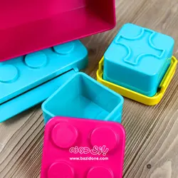 خرید ظرف غذای لگویی سه تکه - بازی دونه