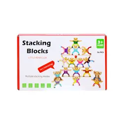 خرید برج تعادلی خرس چوبی - بازی دونه