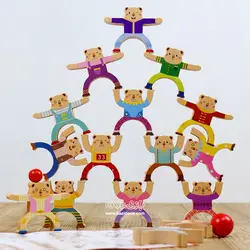 خرید برج تعادلی خرس چوبی - بازی دونه