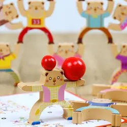 خرید برج تعادلی خرس چوبی - بازی دونه