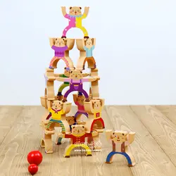 خرید برج تعادلی خرس چوبی - بازی دونه