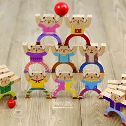 خرید برج تعادلی خرس چوبی - بازی دونه
