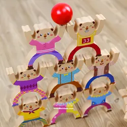 خرید برج تعادلی خرس چوبی - بازی دونه