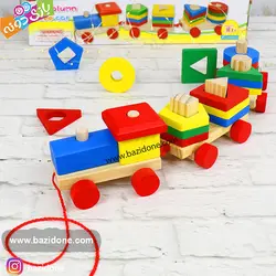 خرید قطار چوبی مونته سوری - بازی دونه
