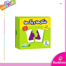 خرید جورچین دوتکه شکل‌ها و رنگ‌ها - بازی دونه