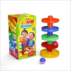 خرید بازی فکری توپ و سرسره 5 طبقه - بازی دونه