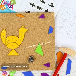 خرید بازی فکری میخ و چکش تنگرام - بازی دونه