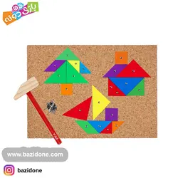 خرید بازی فکری میخ و چکش تنگرام - بازی دونه