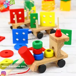 خرید قطار چوبی مونته سوری اشکال - بازی دونه