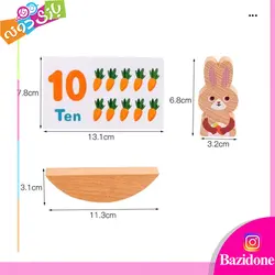خرید ترازو چوبی خرگوش - بازی دونه